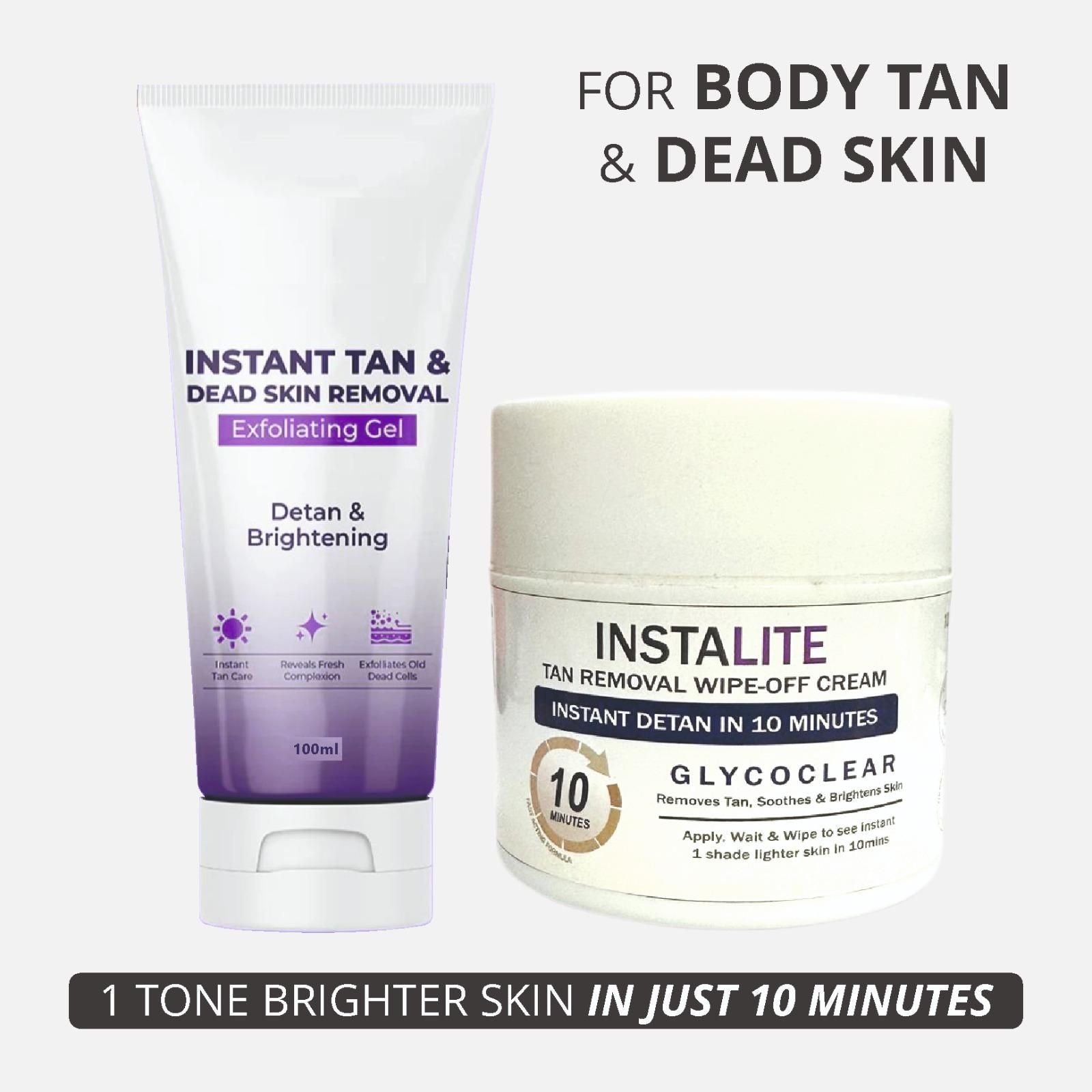 Dead Skin 100 ml & Tan Remover Cream 200 gm Combo