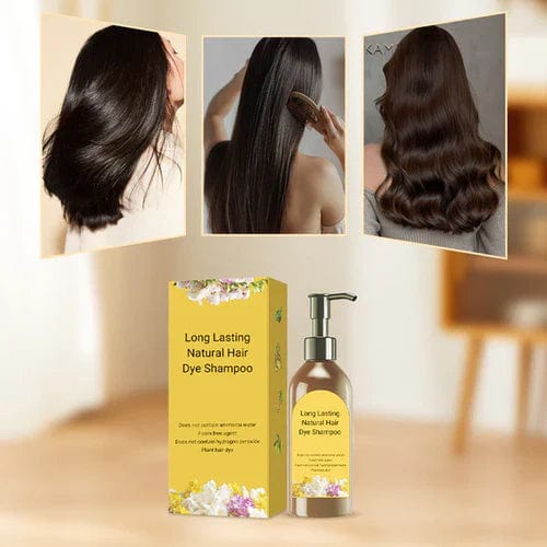 Japanese Long Lasting Natural Hair Dye Shampoo (Pack of 2)